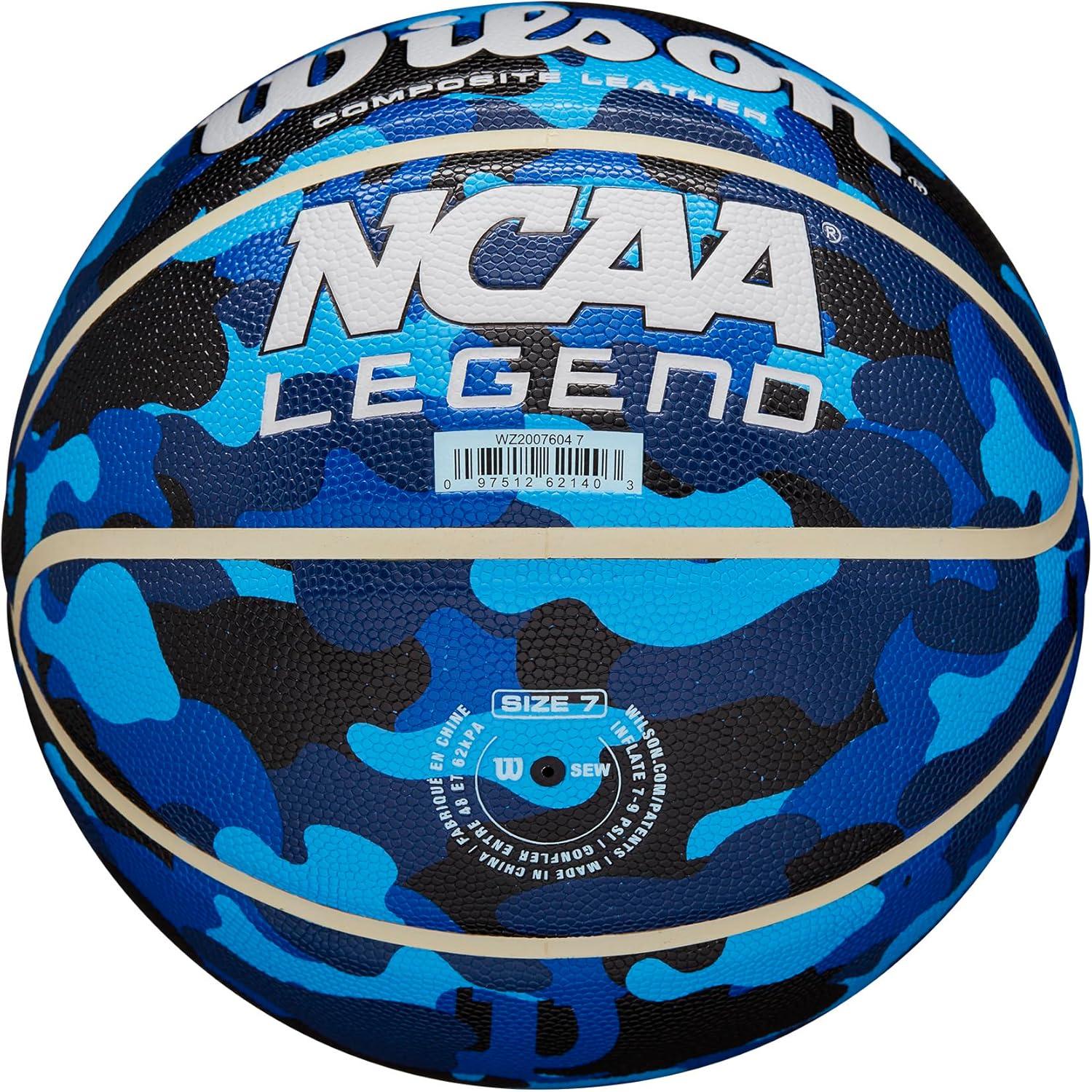 imageWilson NCAA Legend Basketballs Size 5 Size 6 and Size 7Blue Camo