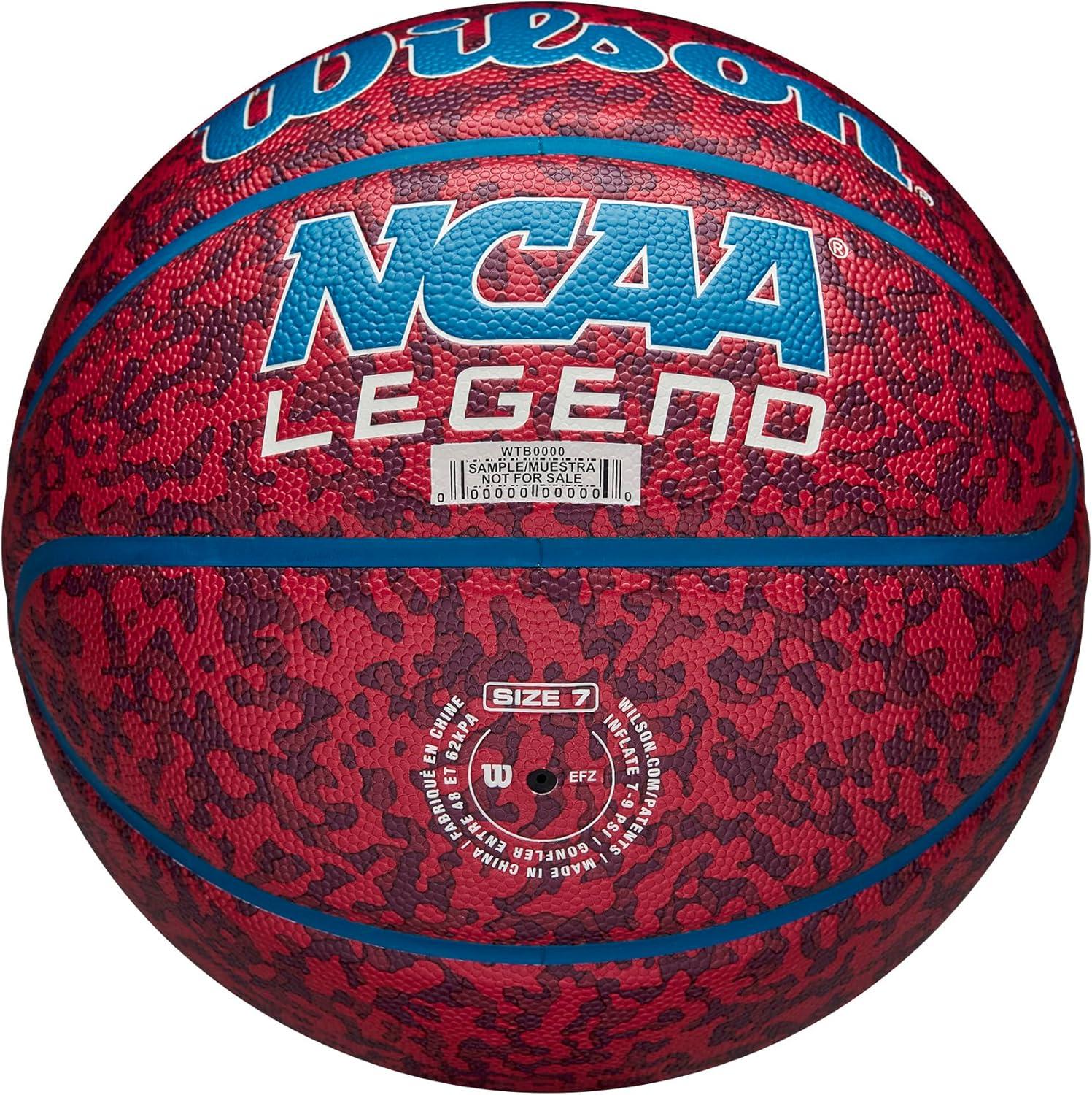 imageWilson NCAA Legend Basketballs Size 5 Size 6 and Size 7RedBlue