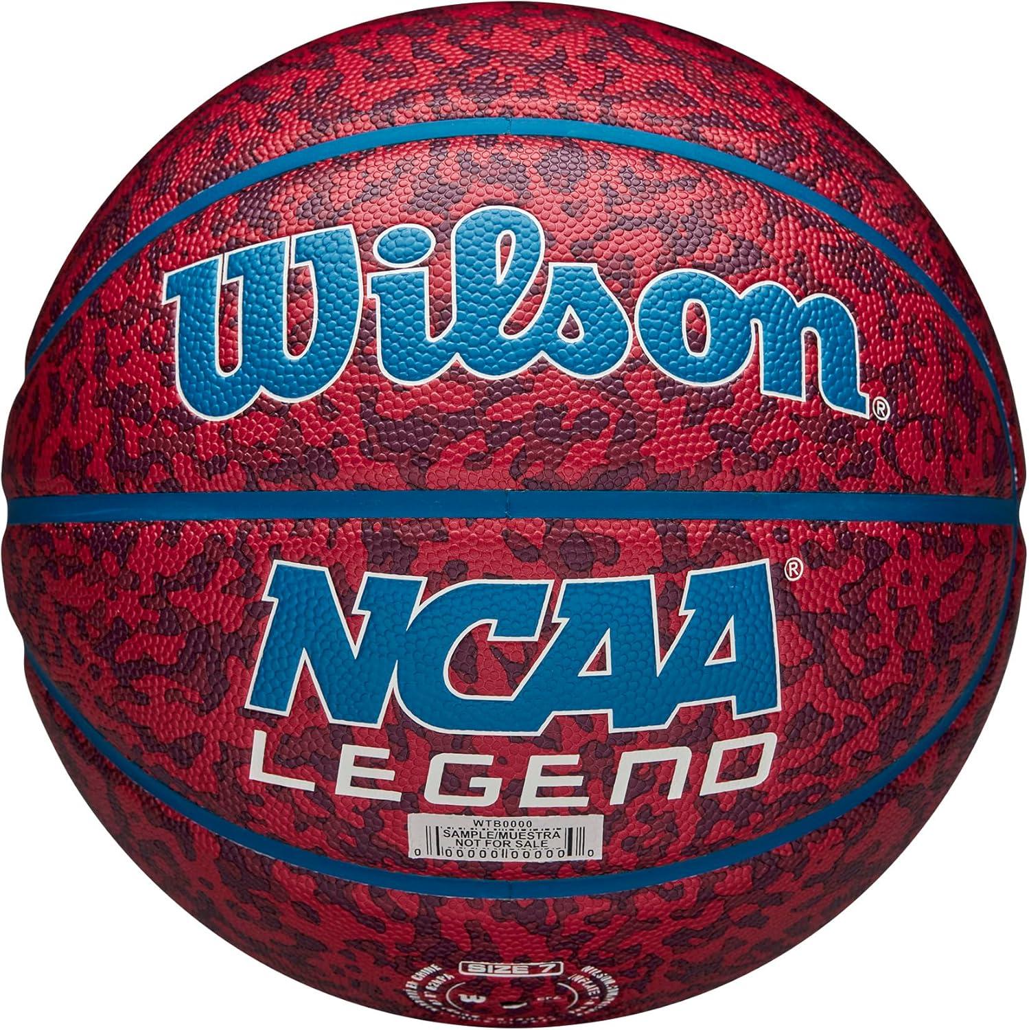 imageWilson NCAA Legend Basketballs Size 5 Size 6 and Size 7RedBlue