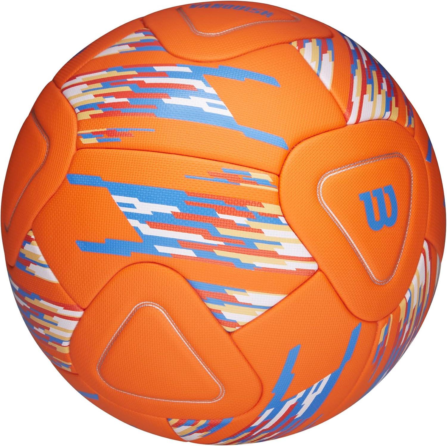 imageWilson NCAA Vanquish Soccer BallsOrangeBlueWhite