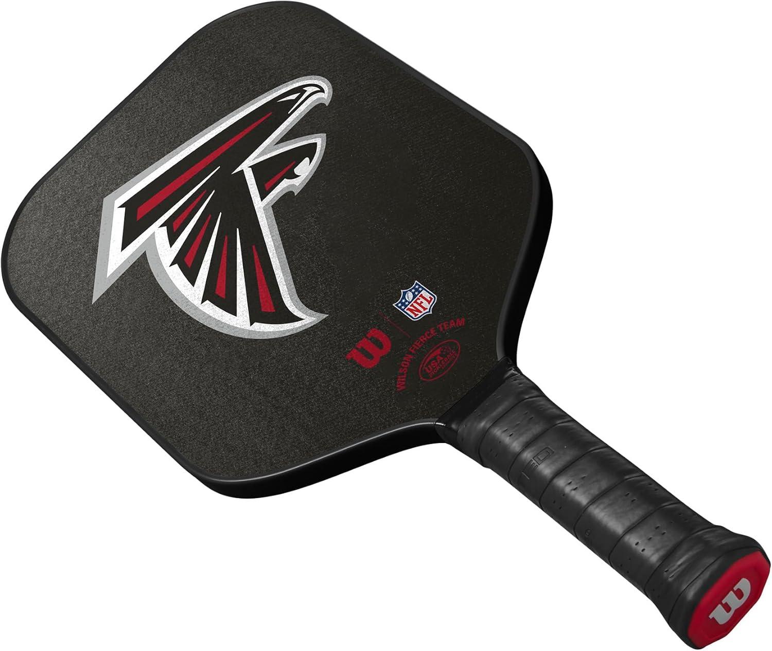 imageWilson NFL Collection Fierce Team Pickleball Paddles Grip Size 24 14Atlanta Falcons