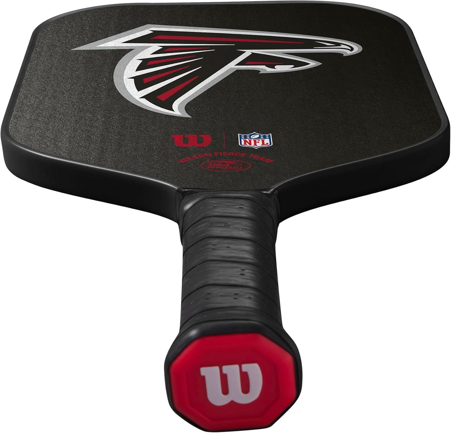 imageWilson NFL Collection Fierce Team Pickleball Paddles Grip Size 24 14Atlanta Falcons