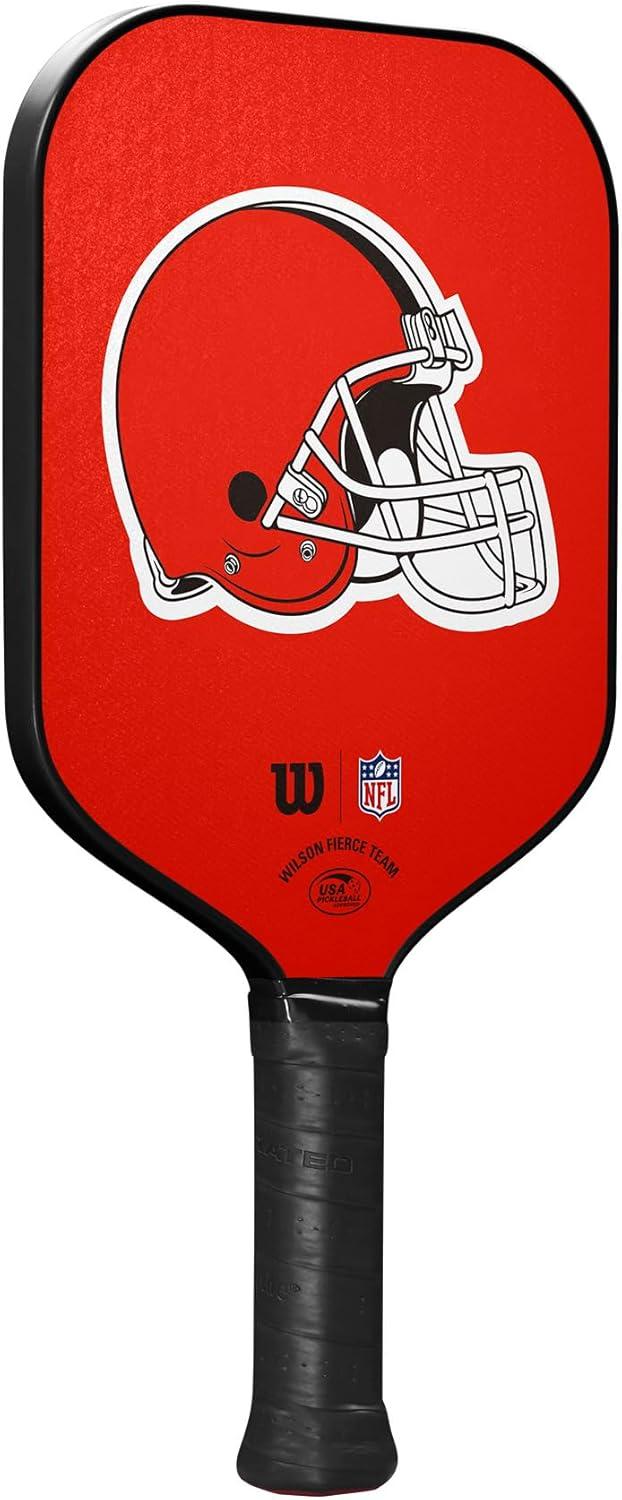 imageWilson NFL Collection Fierce Team Pickleball Paddles Grip Size 24 14Cleveland Browns