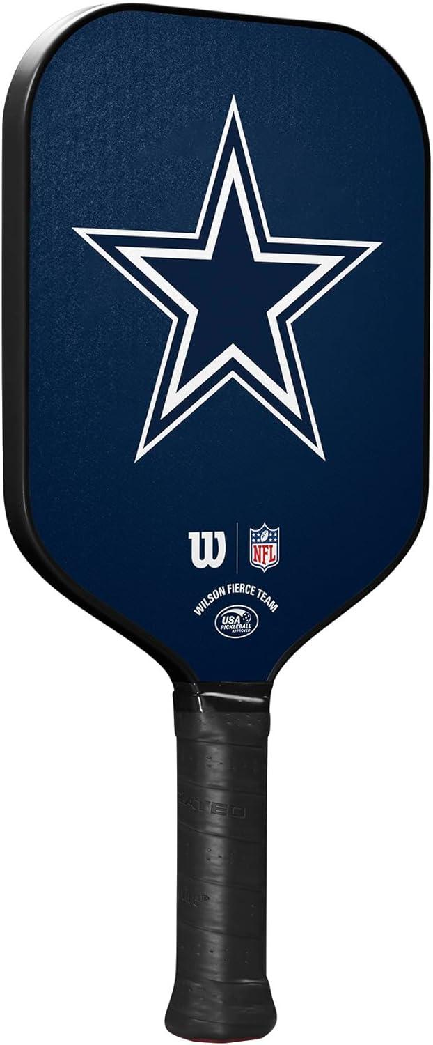 imageWilson NFL Collection Fierce Team Pickleball Paddles Grip Size 24 14Dallas Cowboys