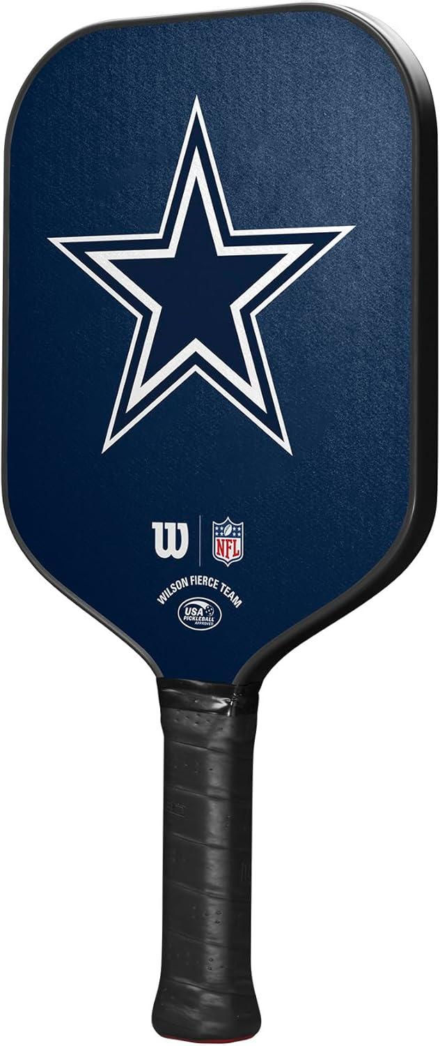 imageWilson NFL Collection Fierce Team Pickleball Paddles Grip Size 24 14Dallas Cowboys