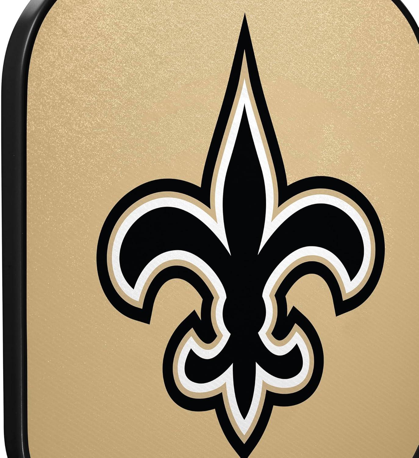 imageWilson NFL Collection Fierce Team Pickleball Paddles Grip Size 24 14New Orleans Saints