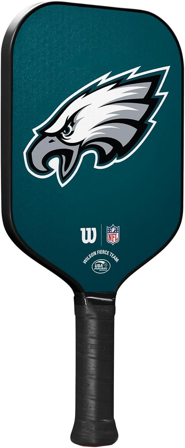 imageWilson NFL Collection Fierce Team Pickleball Paddles Grip Size 24 14Philadelphia Eagles