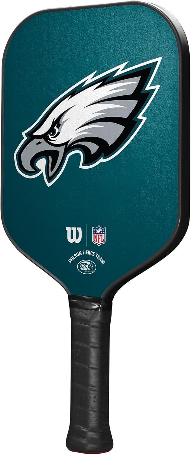 imageWilson NFL Collection Fierce Team Pickleball Paddles Grip Size 24 14Philadelphia Eagles
