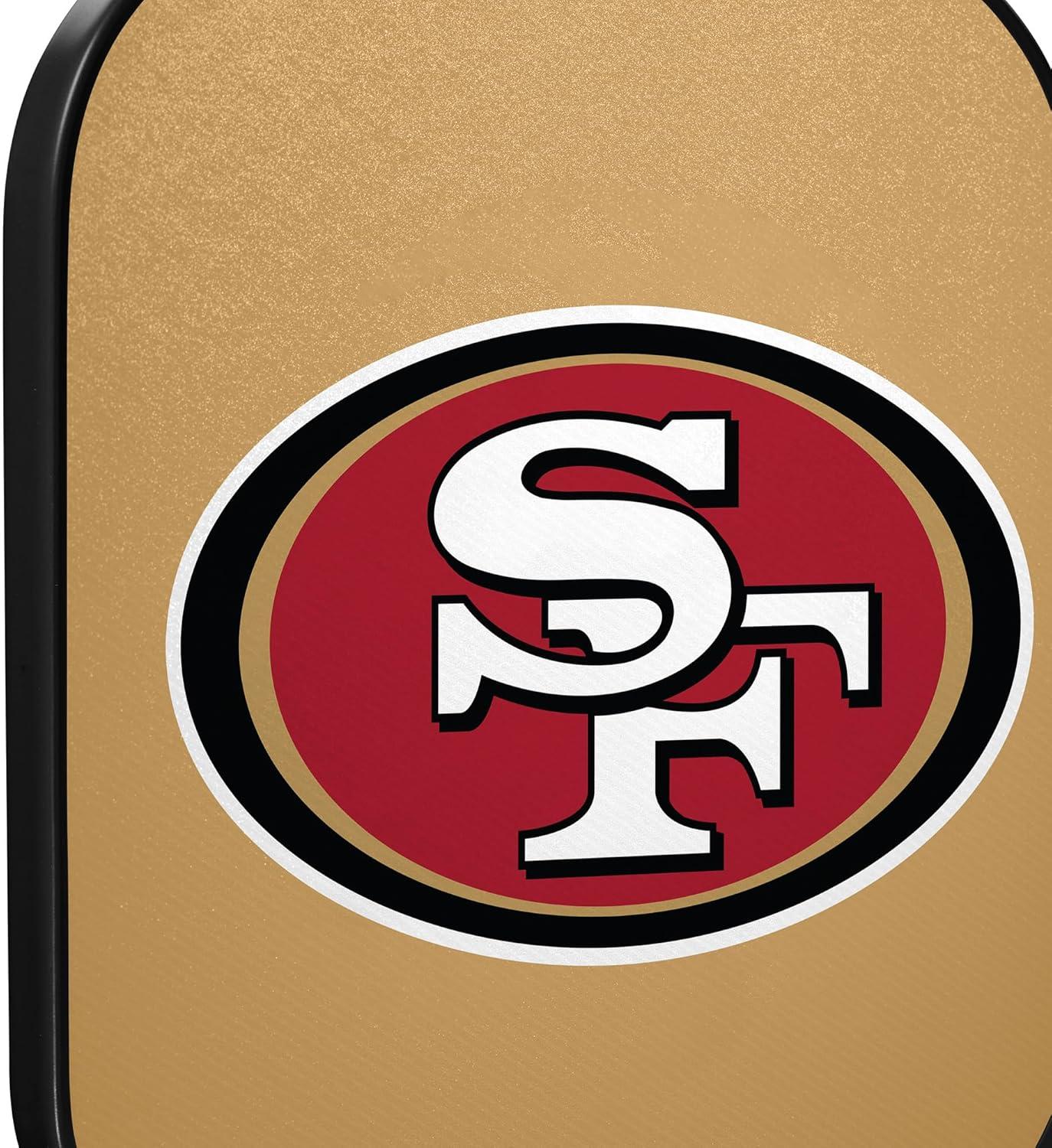 imageWilson NFL Collection Fierce Team Pickleball Paddles Grip Size 24 14San Francisco 49ers