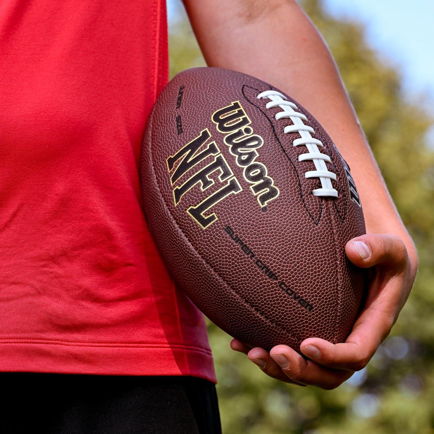 imageWilson NFL Super Grip Composite FootballsBrown