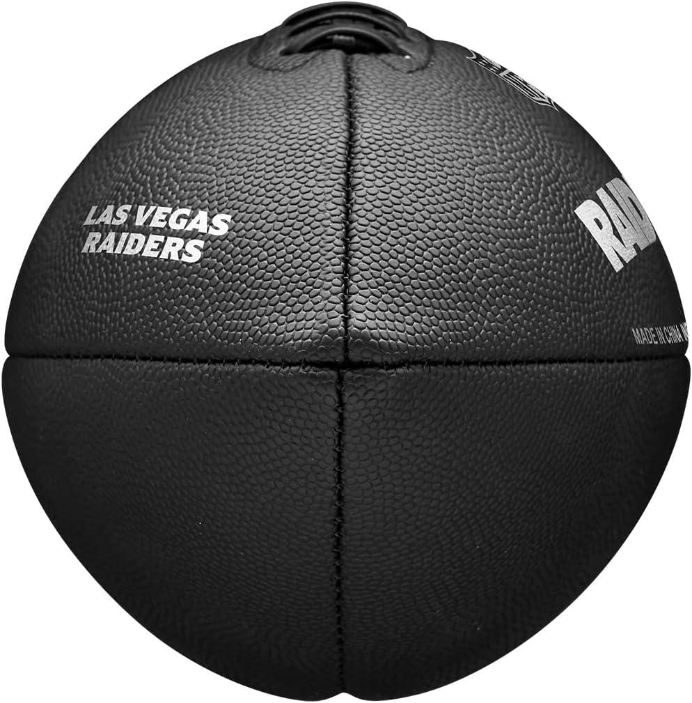 imageWilson NFL Team Metallic Premiere Footballs Official SizeLas Vegas Raiders