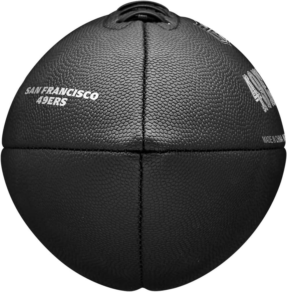 imageWilson NFL Team Metallic Premiere Footballs Official SizeSan Francisco 49ers