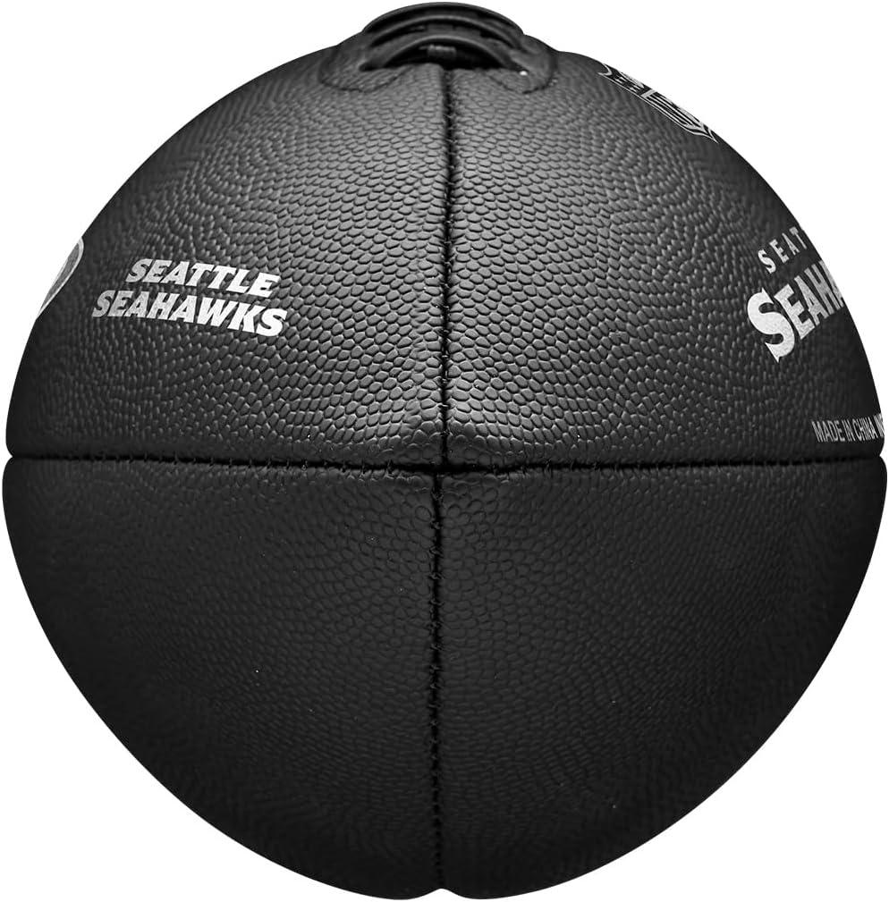 imageWilson NFL Team Metallic Premiere Footballs Official SizeSeattle Seahawks