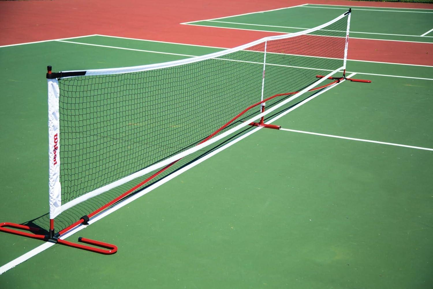 imageWilson Portable Pickleball Net SystemRedWhite