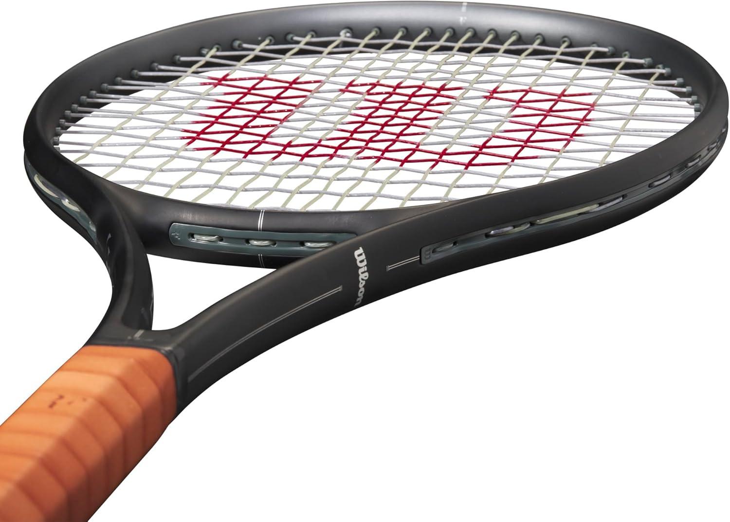imageWilson RF 01 Pro Performance Tennis Rackets Strung with Sensation 16 Natural at Mid Range TensionGrip Size 1 4 18