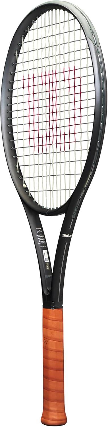 imageWilson RF 01 Pro Performance Tennis Rackets Strung with Sensation 16 Natural at Mid Range TensionGrip Size 1 4 18