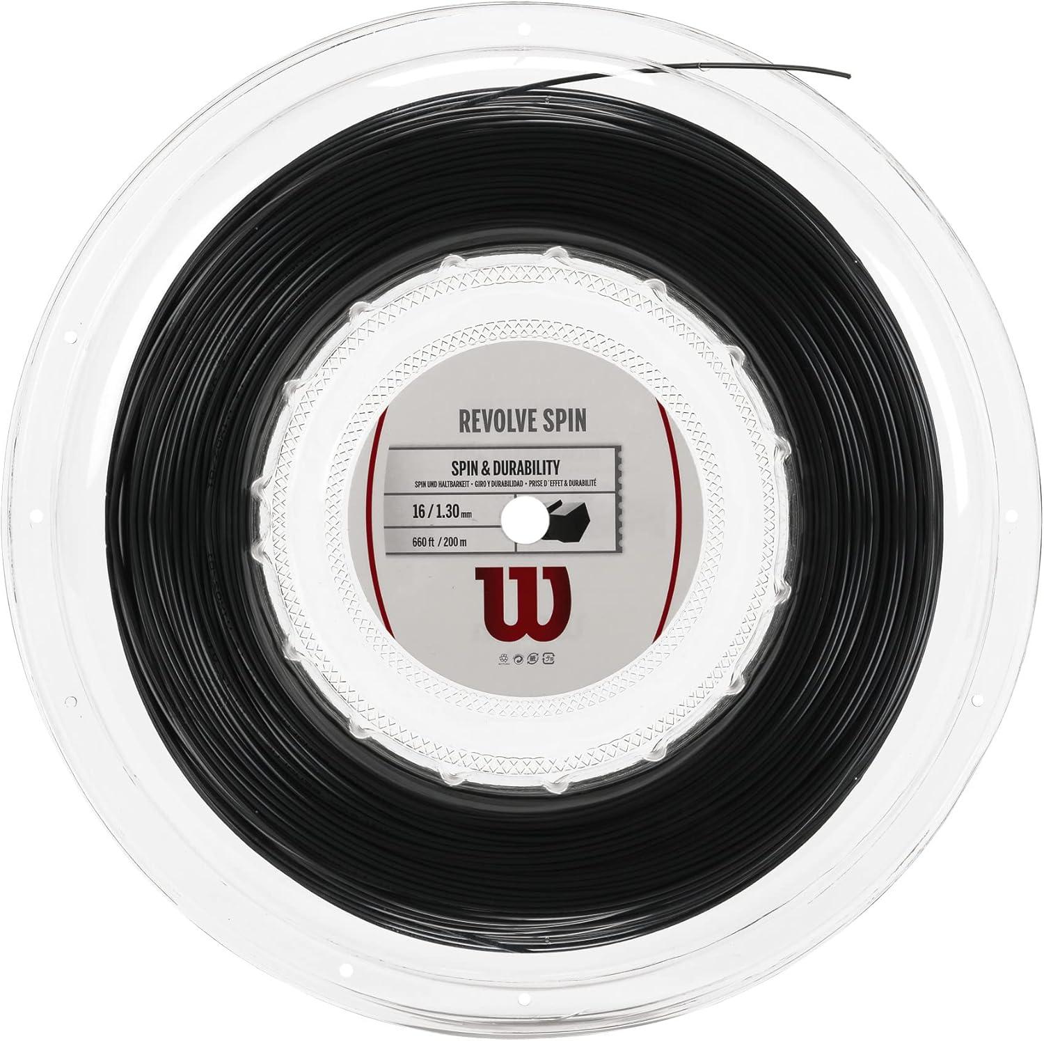 imageWilson Revolve Tennis String Set and 200m Reel 16 and 17 GaugeBlack