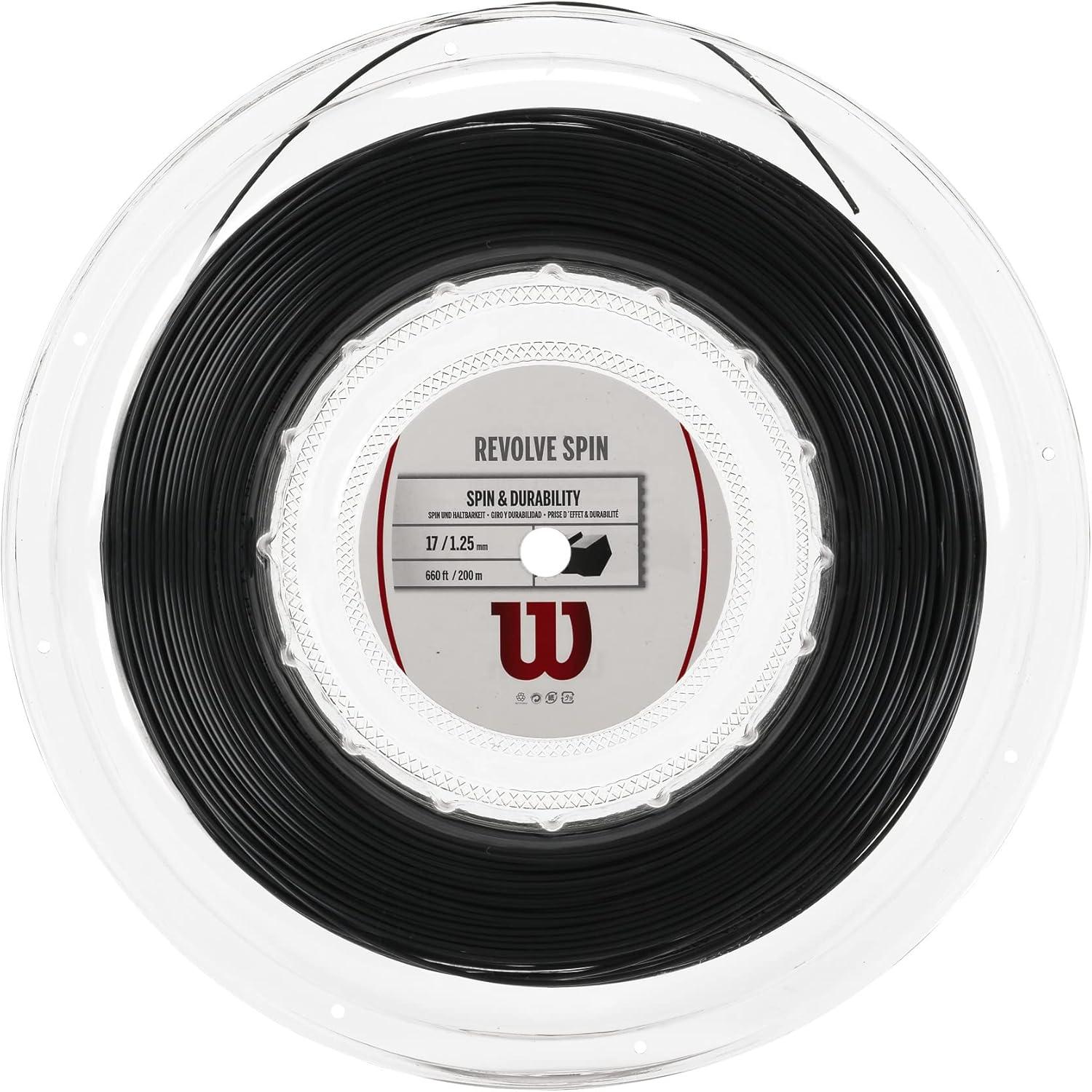 imageWilson Revolve Tennis String Set and 200m Reel 16 and 17 GaugeBlack