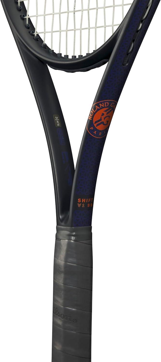 imageWilson RolandGarros 2025 Shift 99 V1 Session de Soire Unstrung Adult Performance Tennis Racket Grip Size 24 14Grip Size 2 4 14