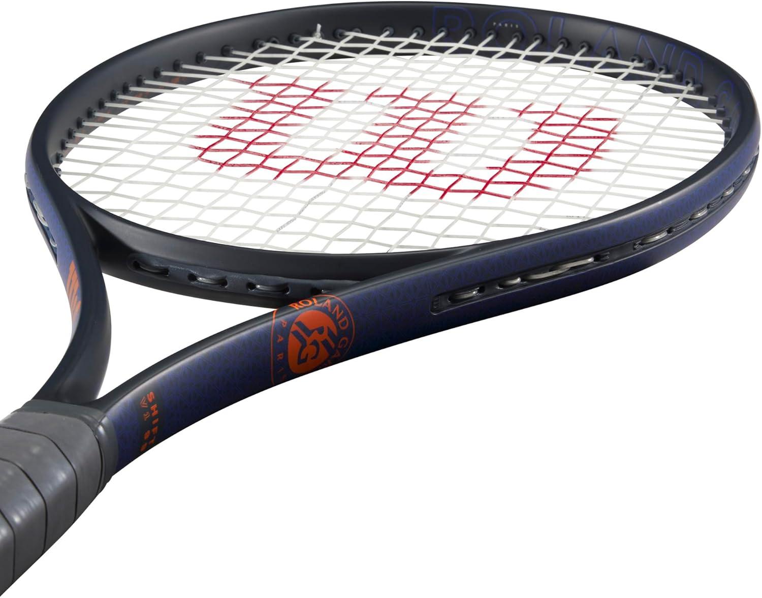 imageWilson RolandGarros 2025 Shift 99 V1 Session de Soire Unstrung Adult Performance Tennis Racket Grip Size 24 14Grip Size 2 4 14