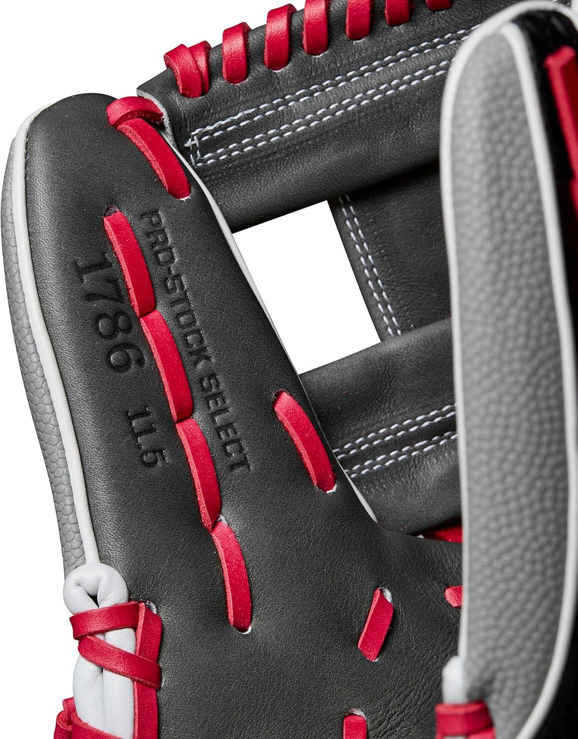 imageWilson Spring 2025 A2K Baseball GlovesGreyBlackFlamingo