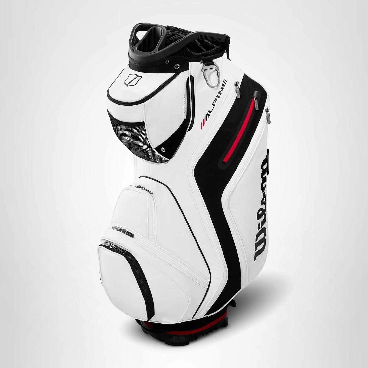 imageWilson Staff Alpine Golf Cart Bag WhiteBlackWhiteBlack