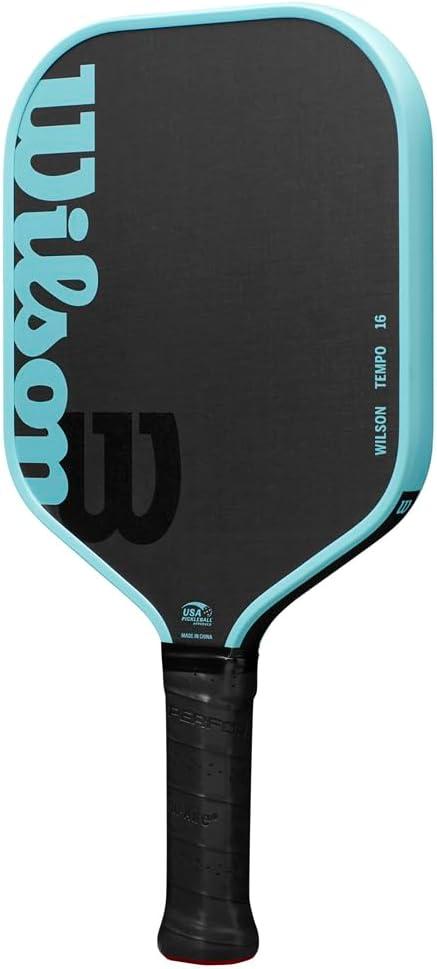 imageWilson Tempo Series 16mm Pickleball Paddles Grip Size 24 14 BlackBlueBlackBlue
