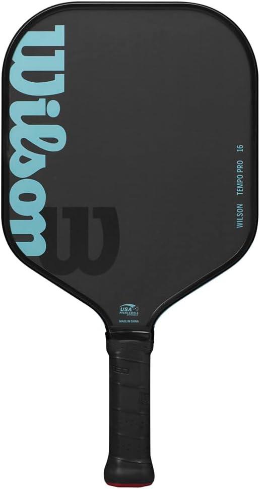imageWilson Tempo Series 16mm Pickleball Paddles Grip Size 24 14 BlackBlueBlackBlue