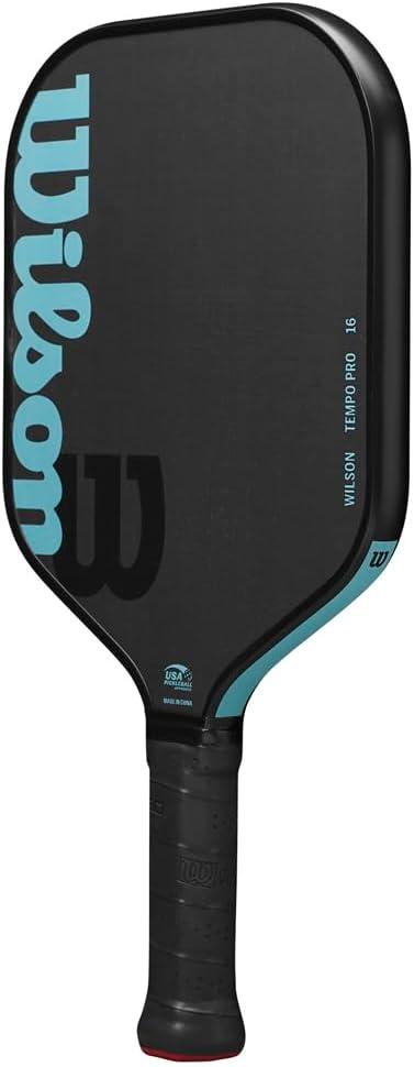 imageWilson Tempo Series 16mm Pickleball Paddles Grip Size 24 14 BlackBlueBlackBlue