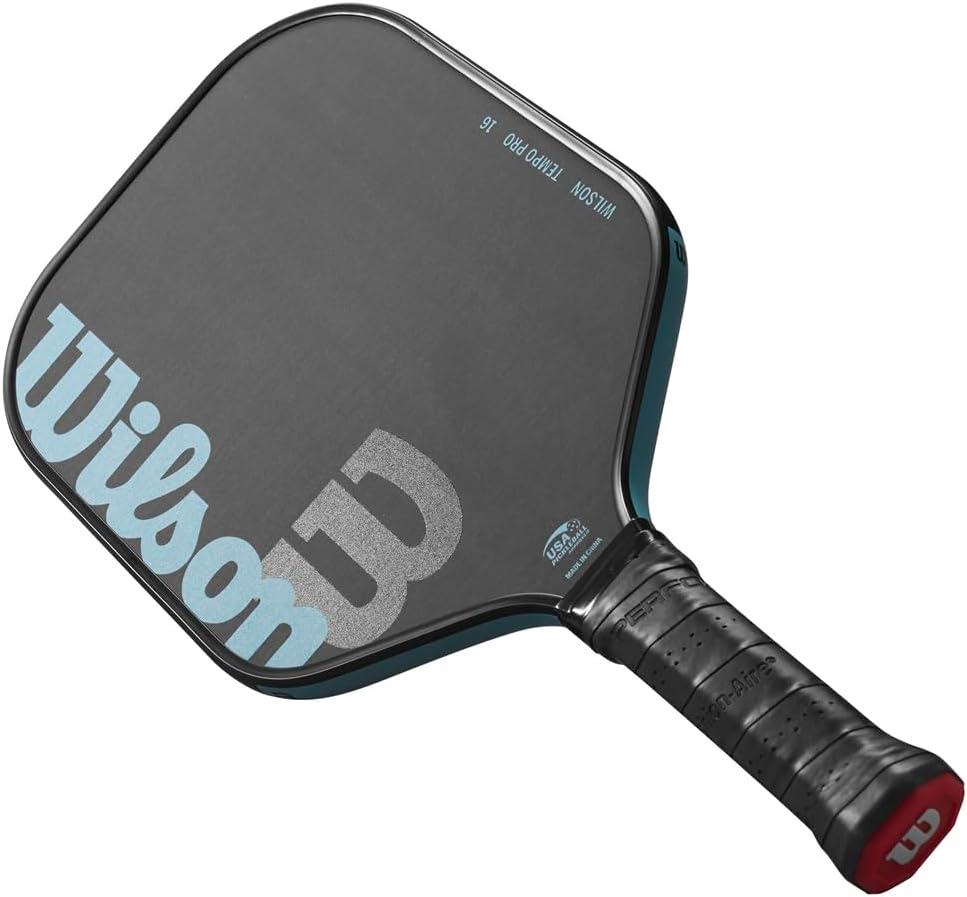 imageWilson Tempo Series 16mm Pickleball Paddles Grip Size 24 14 BlackBlueBlackBlue