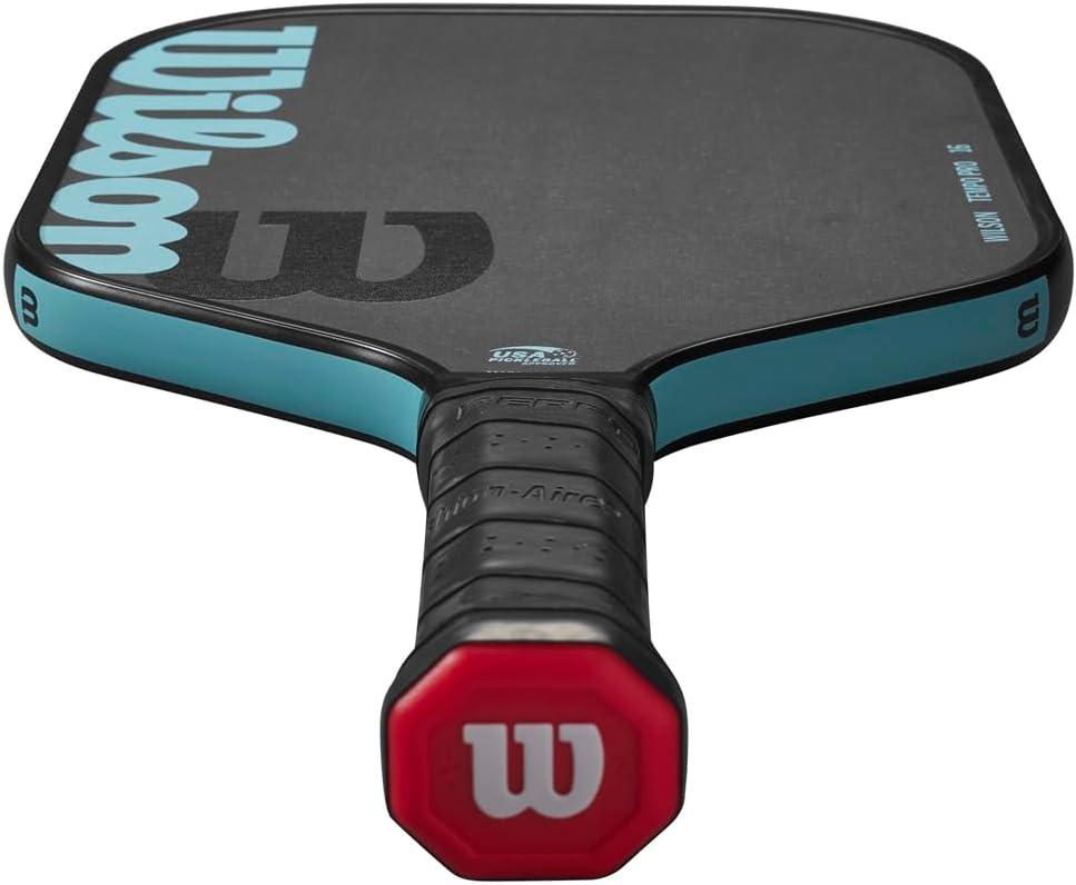 imageWilson Tempo Series 16mm Pickleball Paddles Grip Size 24 14 BlackBlueBlackBlue