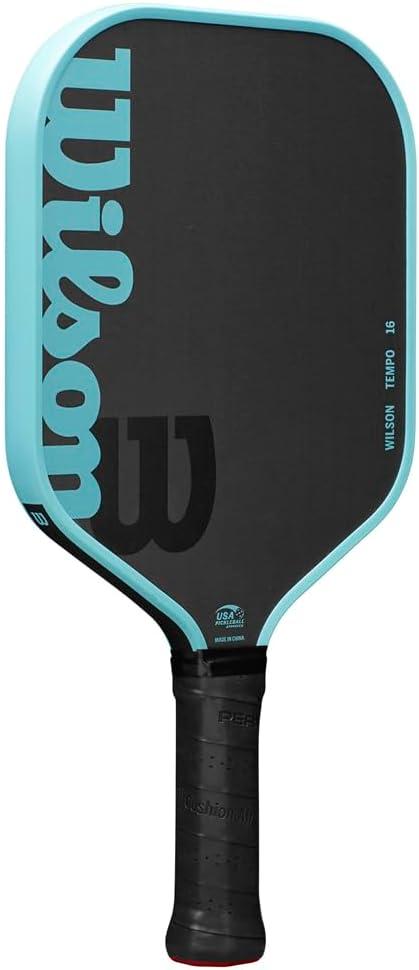imageWilson Tempo Series 16mm Pickleball Paddles Grip Size 24 14 BlackBlueBlackBlue