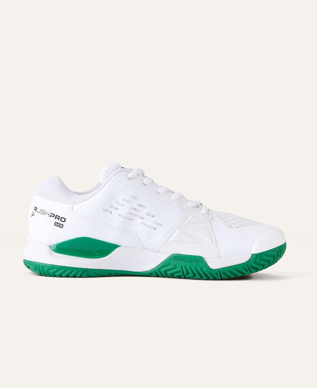 imageWilson UnisexChild Rush Pro Ace Junior Tennis ShoesWhiteBosphorus