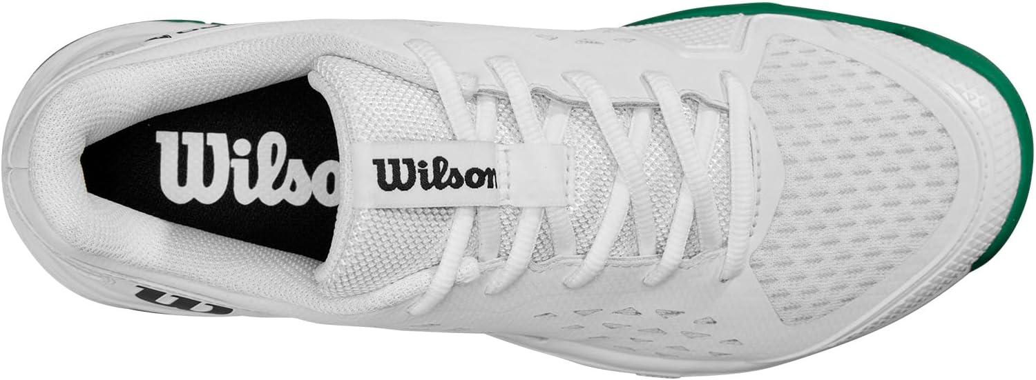 imageWilson UnisexChild Rush Pro Lite Junior Tennis ShoesWhiteBosphorus