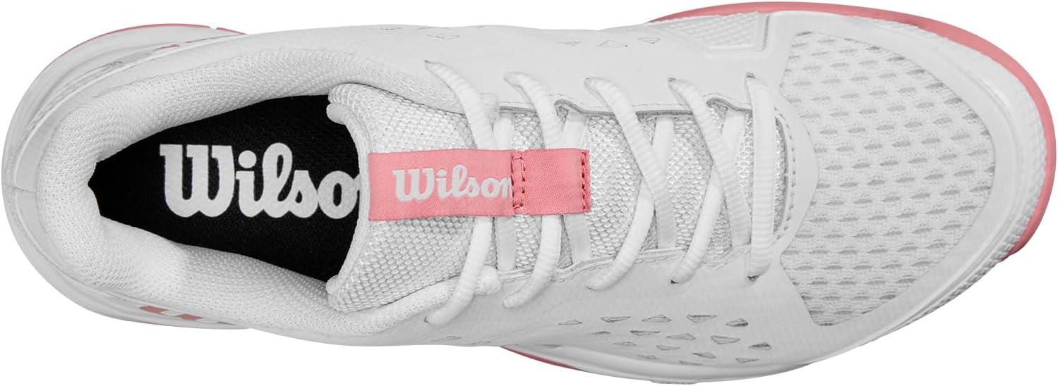 imageWilson UnisexChild Rush Pro Lite Junior Tennis ShoesWhiteMauveglow