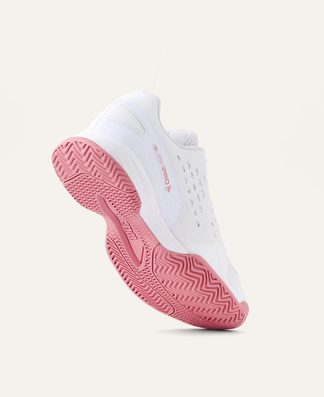 imageWilson UnisexChild Rush Pro Lite Junior Tennis ShoesWhiteMauveglow