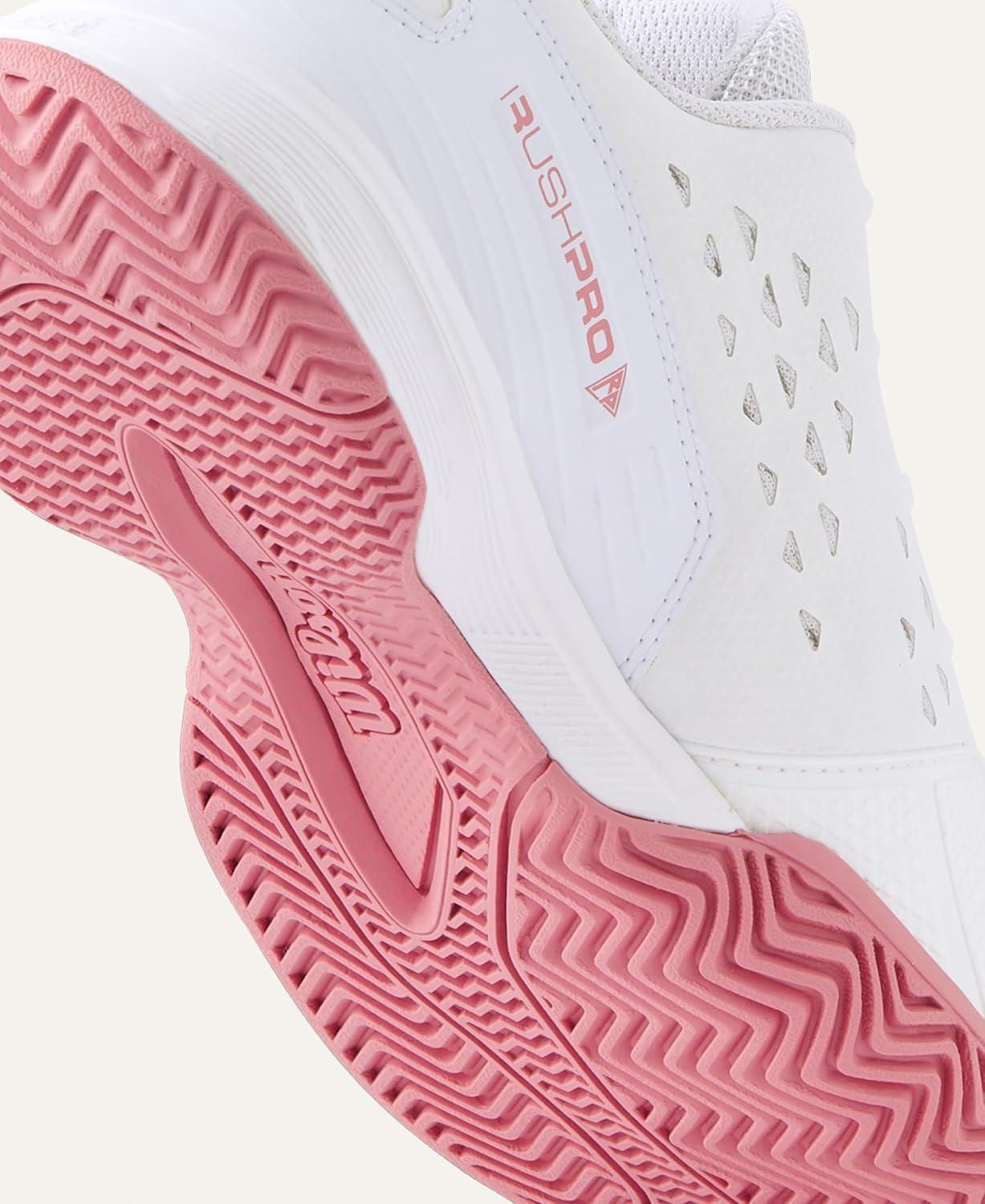 imageWilson UnisexChild Rush Pro Lite Junior Tennis ShoesWhiteMauveglow