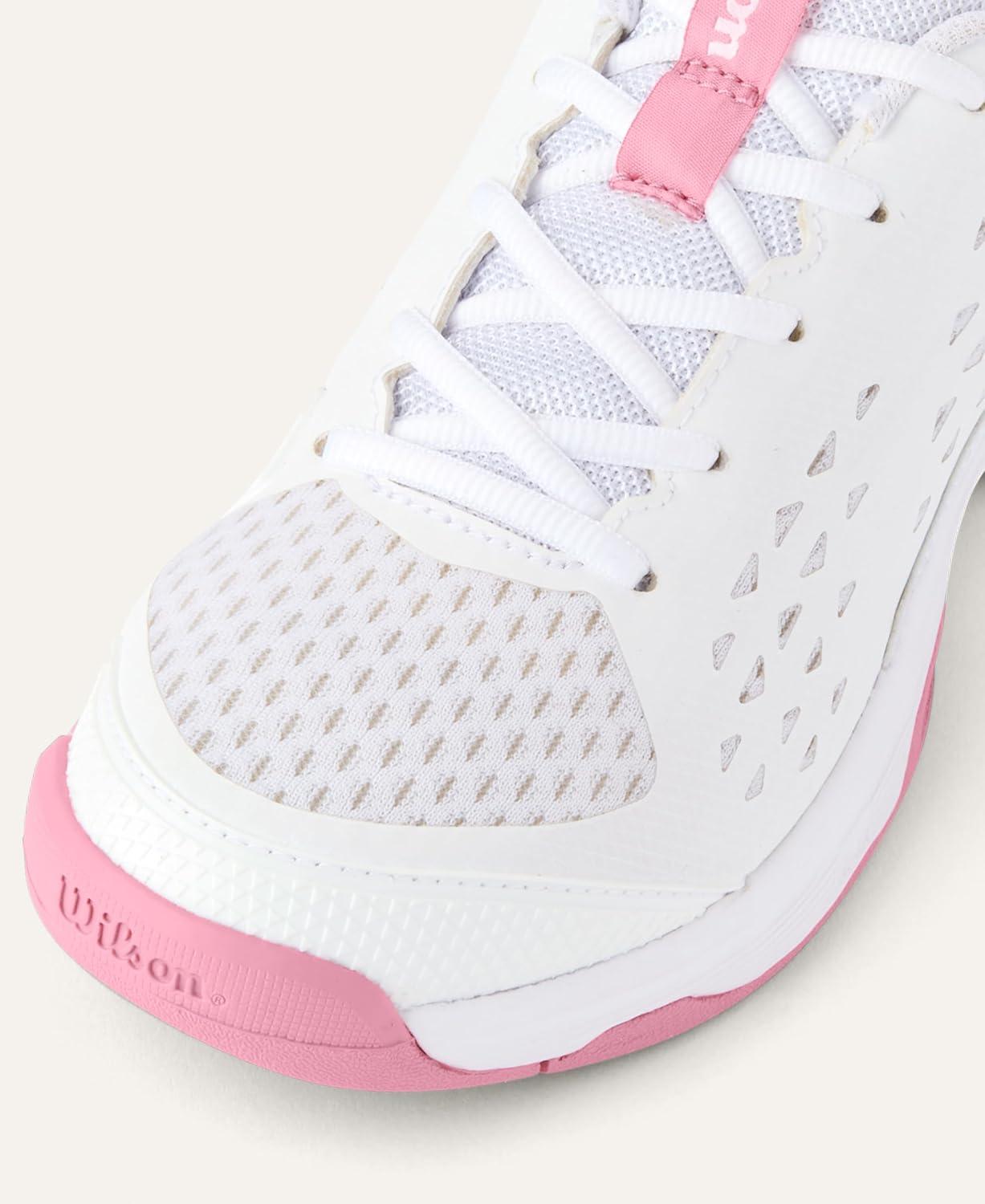 imageWilson UnisexChild Rush Pro Lite Junior Tennis ShoesWhiteMauveglow