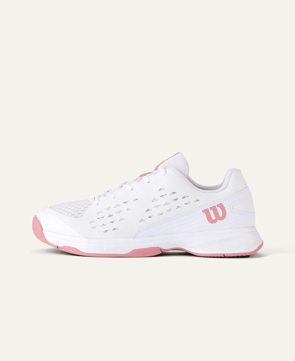 imageWilson UnisexChild Rush Pro Lite Junior Tennis ShoesWhiteMauveglow