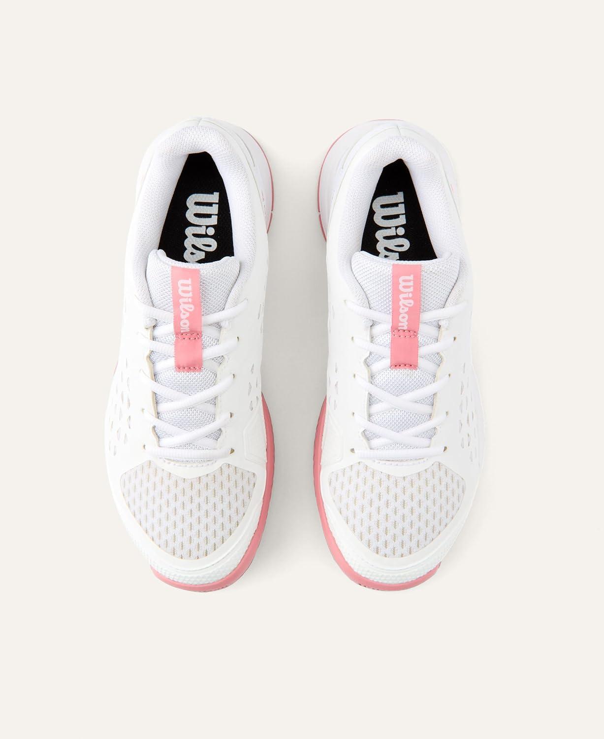 imageWilson UnisexChild Rush Pro Lite Junior Tennis ShoesWhiteMauveglow