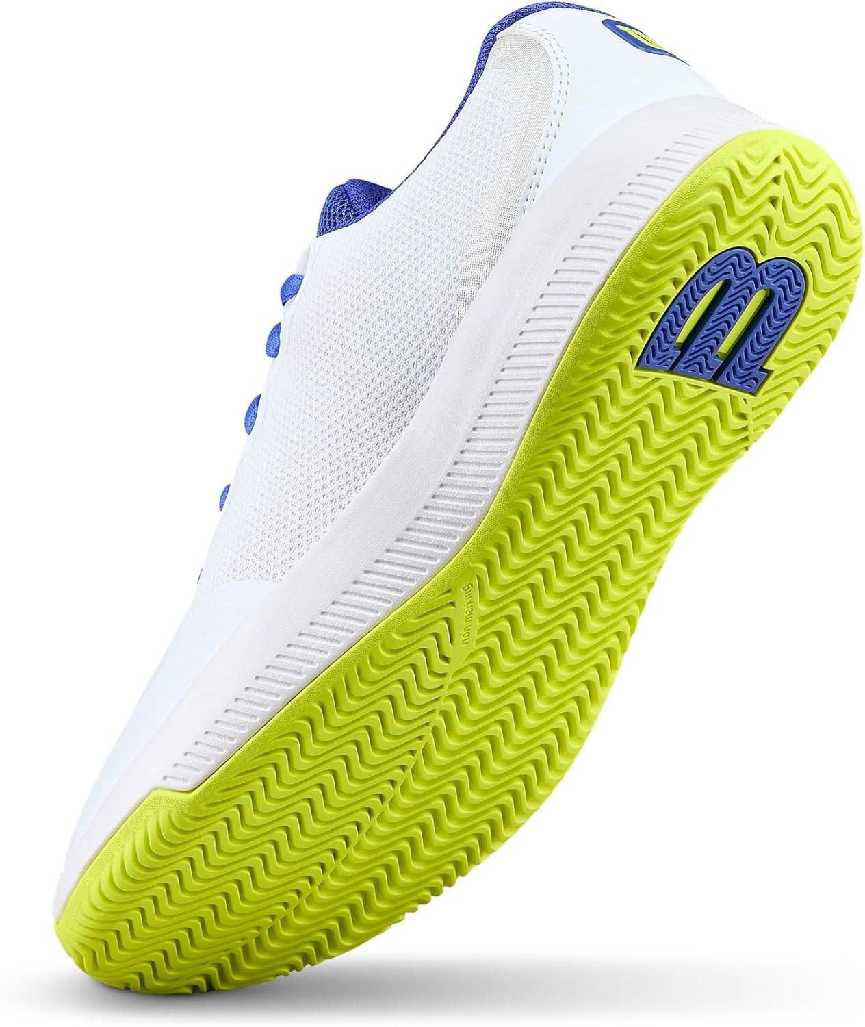 imageWilson Womens Intrigue Lite Womens Tennis ShoesWhiteAmparo BlueSafety Yellow