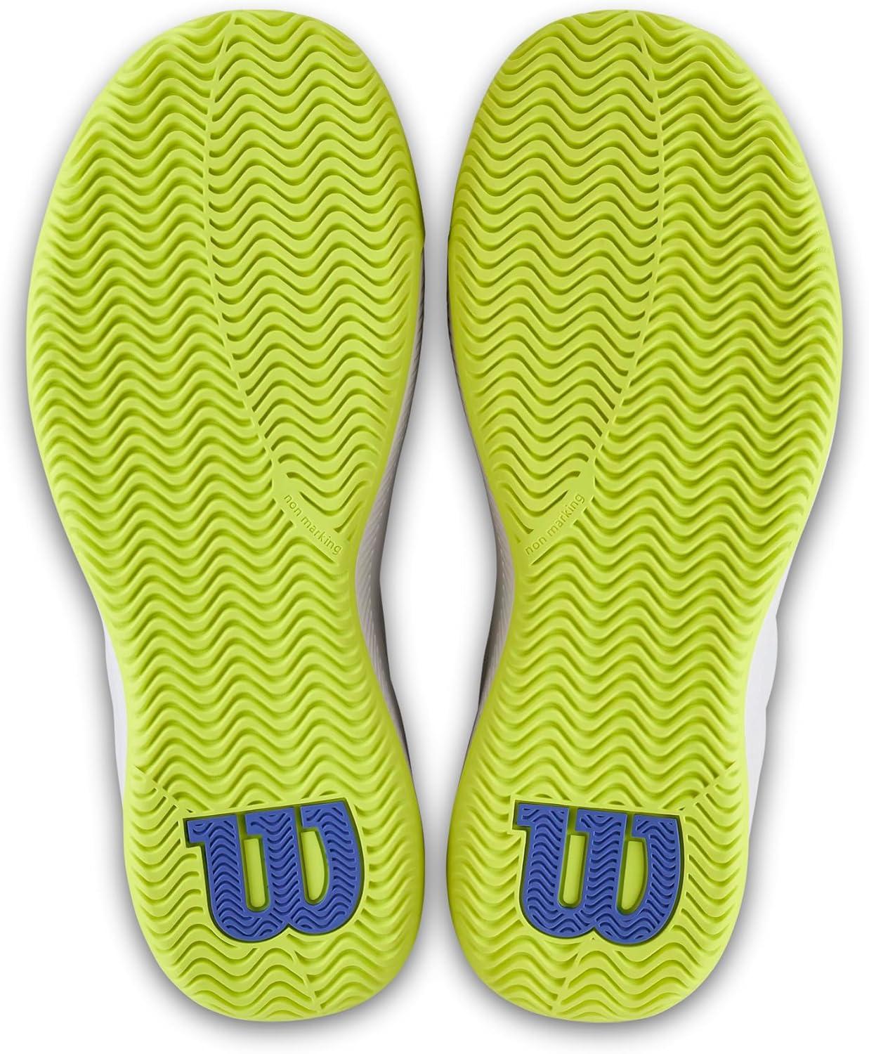 imageWilson Womens Intrigue Lite Womens Tennis ShoesWhiteAmparo BlueSafety Yellow