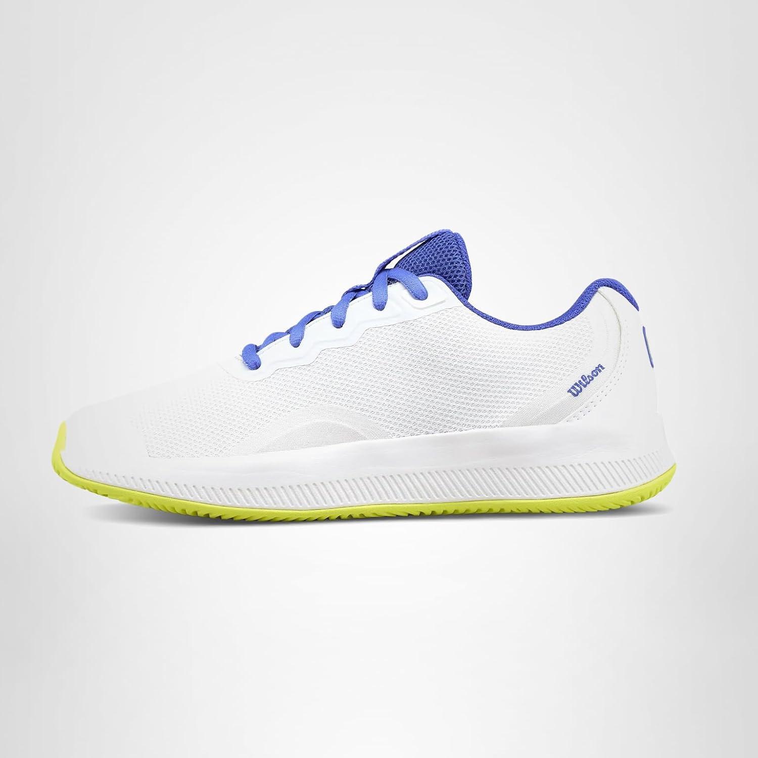 imageWilson Womens Intrigue Lite Womens Tennis ShoesWhiteAmparo BlueSafety Yellow