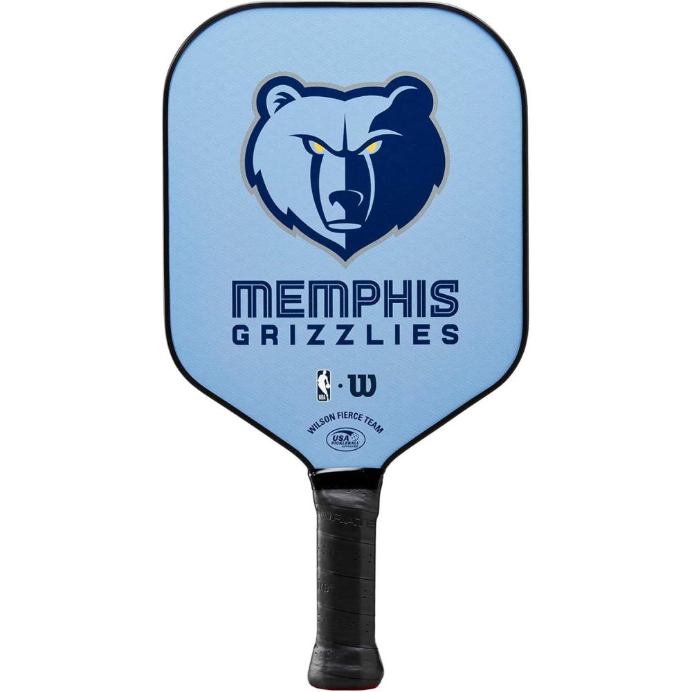 imageWILSON NBA Collection Fierce Team Pickleball Paddles Grip Size 24 14Memphis Grizzlies