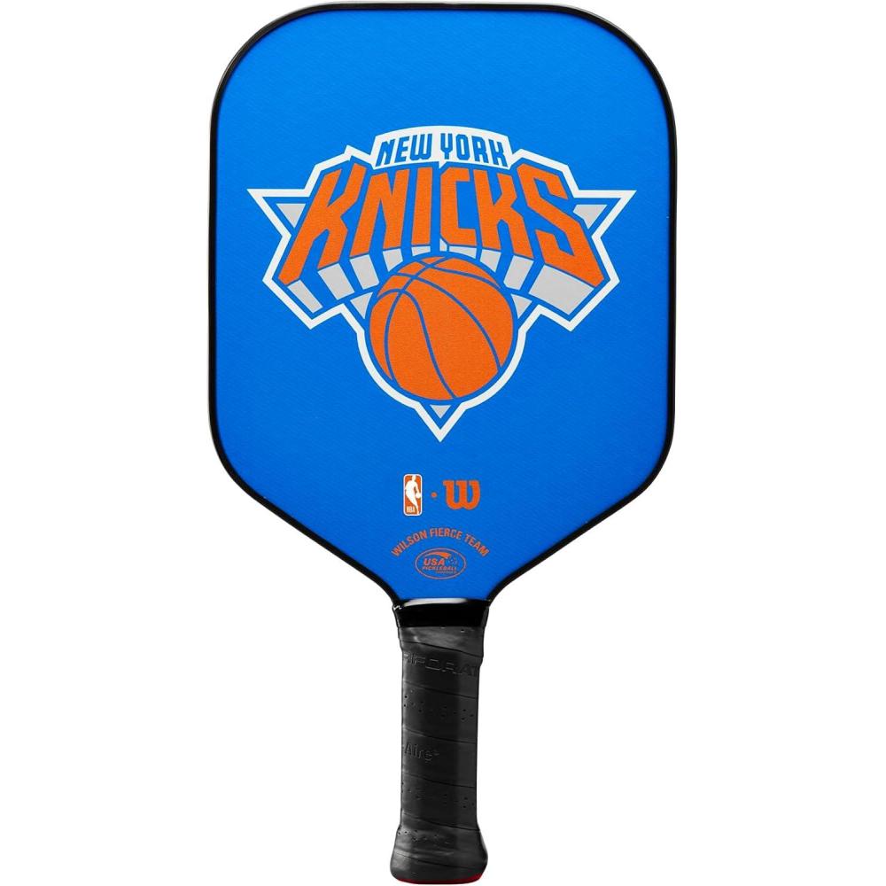 imageWILSON NBA Collection Fierce Team Pickleball Paddles Grip Size 24 14New York Knicks