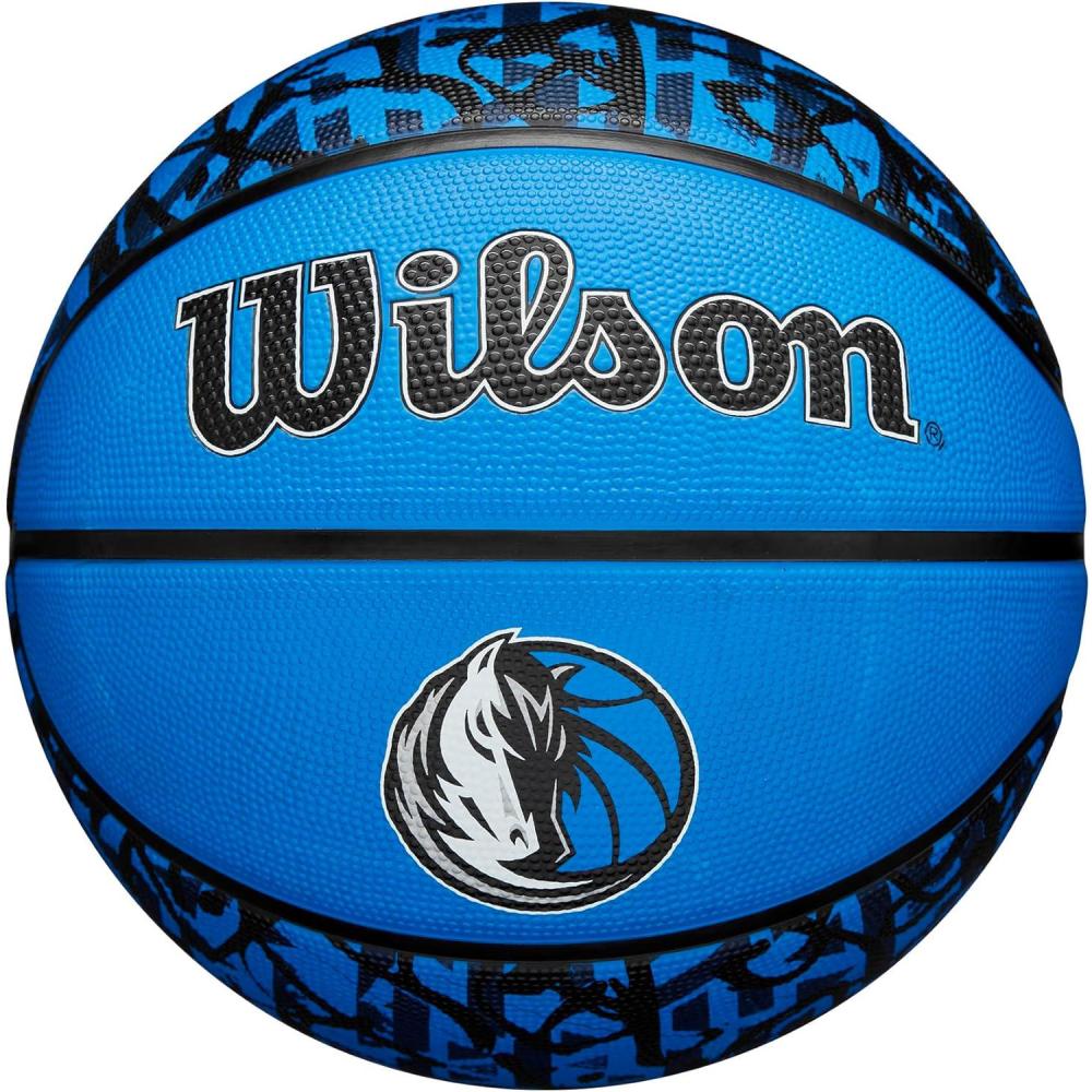imageWILSON NBA Team Graffiti Basketballs Size 7295Dallas Mavericks
