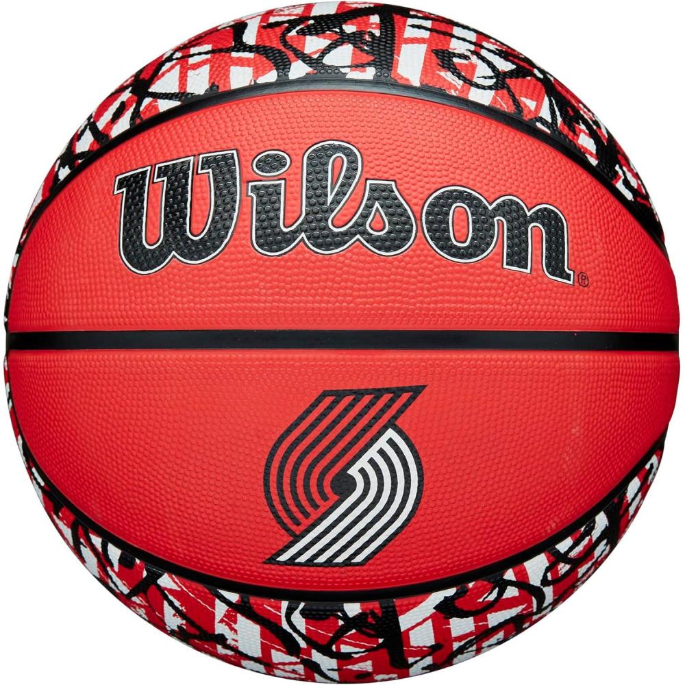 imageWILSON NBA Team Graffiti Basketballs Size 7295Portland Trailblazers