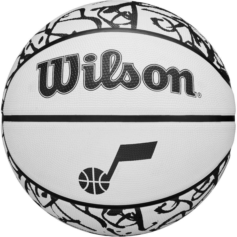 imageWILSON NBA Team Graffiti Basketballs Size 7295Utah Jazz