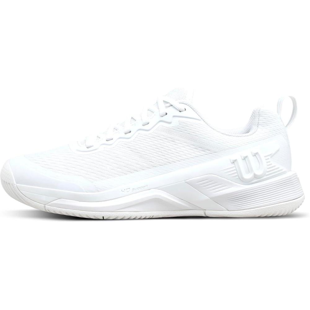 imageWilson Mens Rush Pro 45 Tennis ShoesWhiteBlack