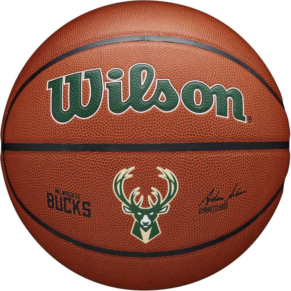 imageWilson NBA Team Alliance Basketballs  Size 7295Milwaukee Bucks